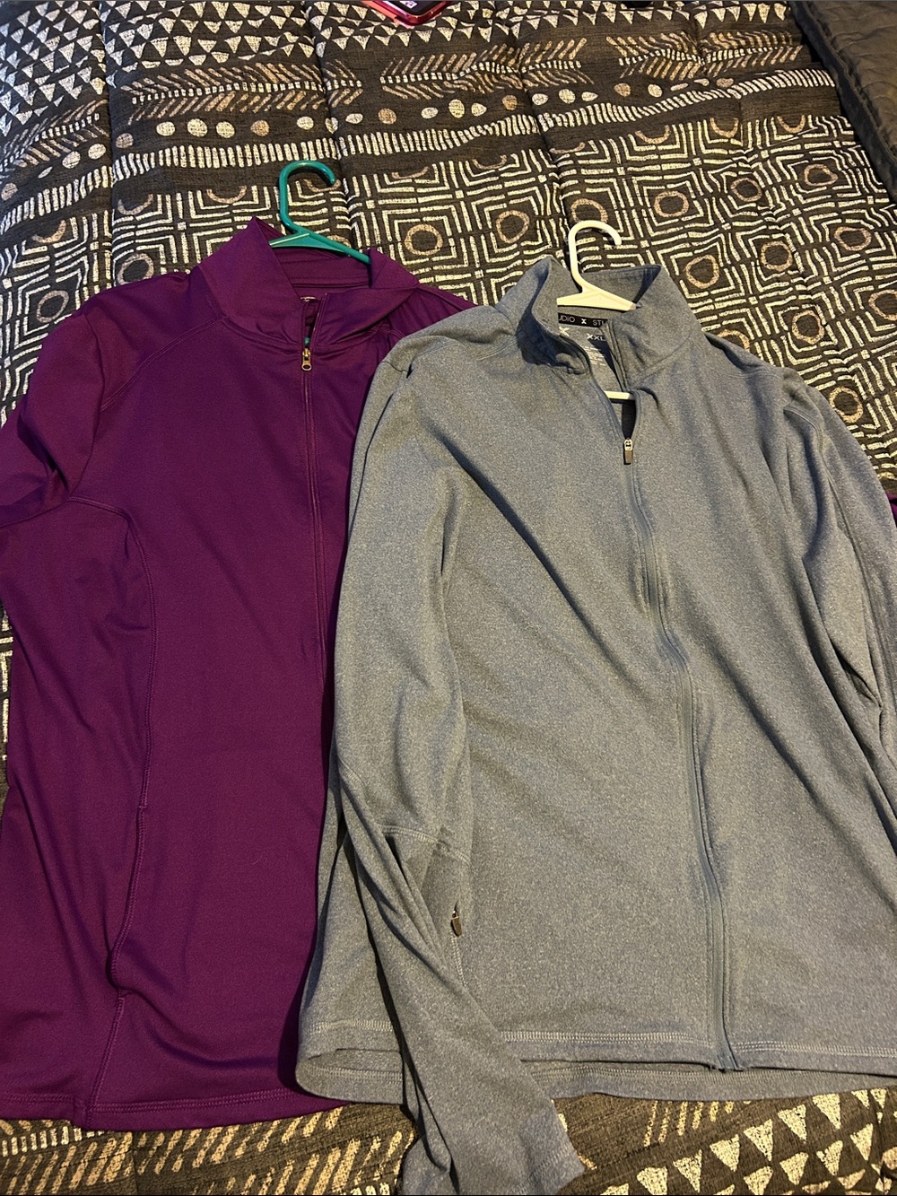 Champion And Xersion Women’s Zip-Up Jackets - Purple and Gray
